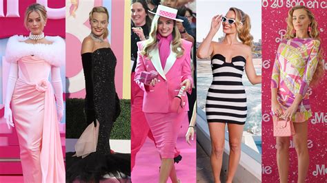 margot robbie barbie outfits.